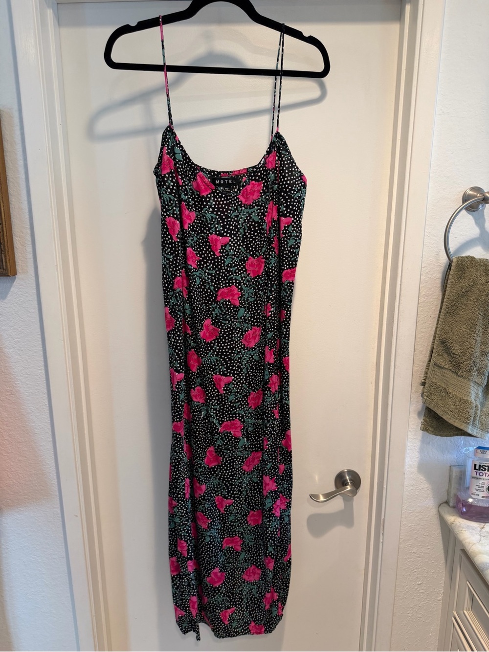 Maxi High Slit Slip Dress